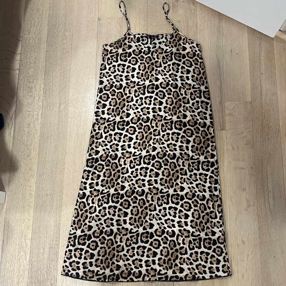ATM Collection Leopard Silk Dress